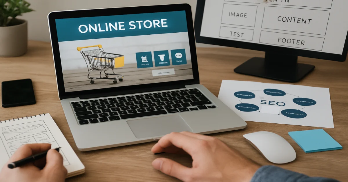 E-ticarət mağazası dizaynı və inkişafı