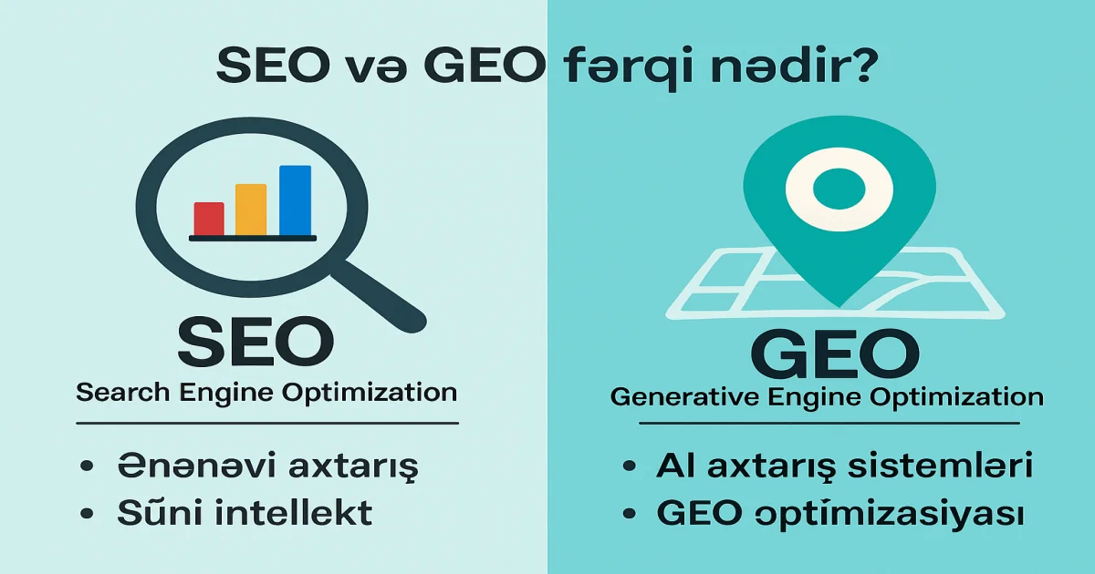 SEO и GEO оптимизация различия
