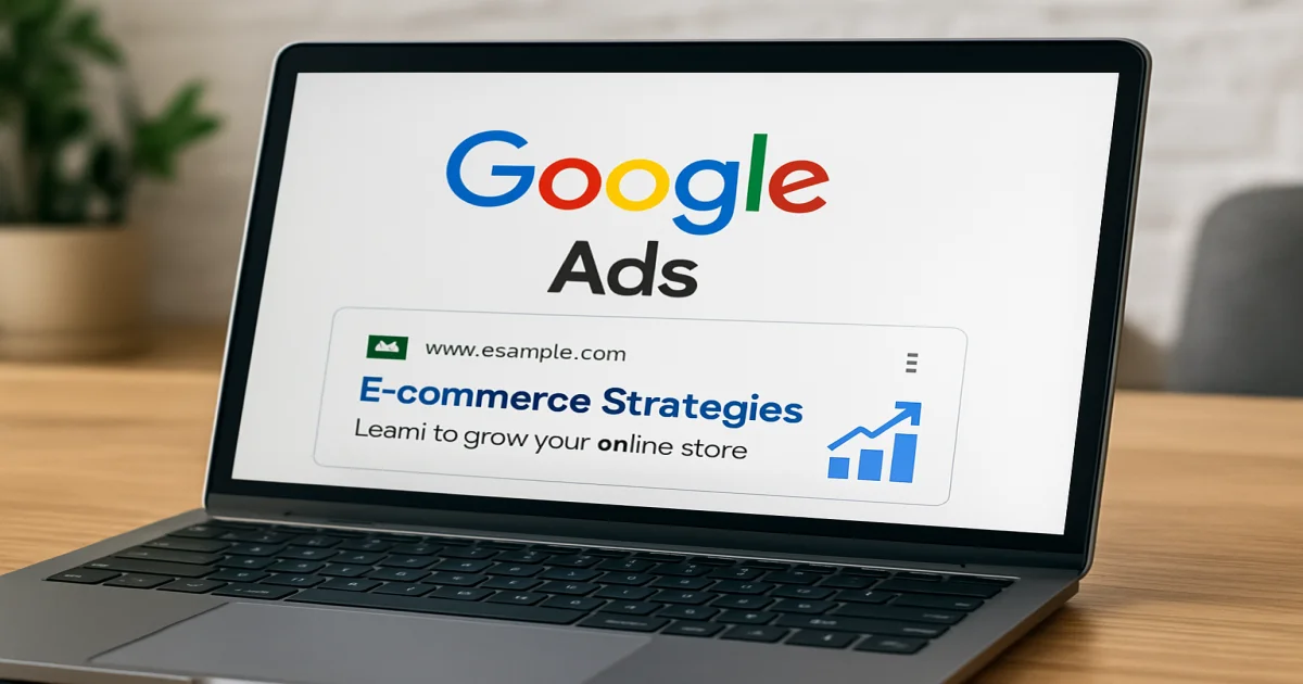 Google Ads platformasında reklam nümunəsi