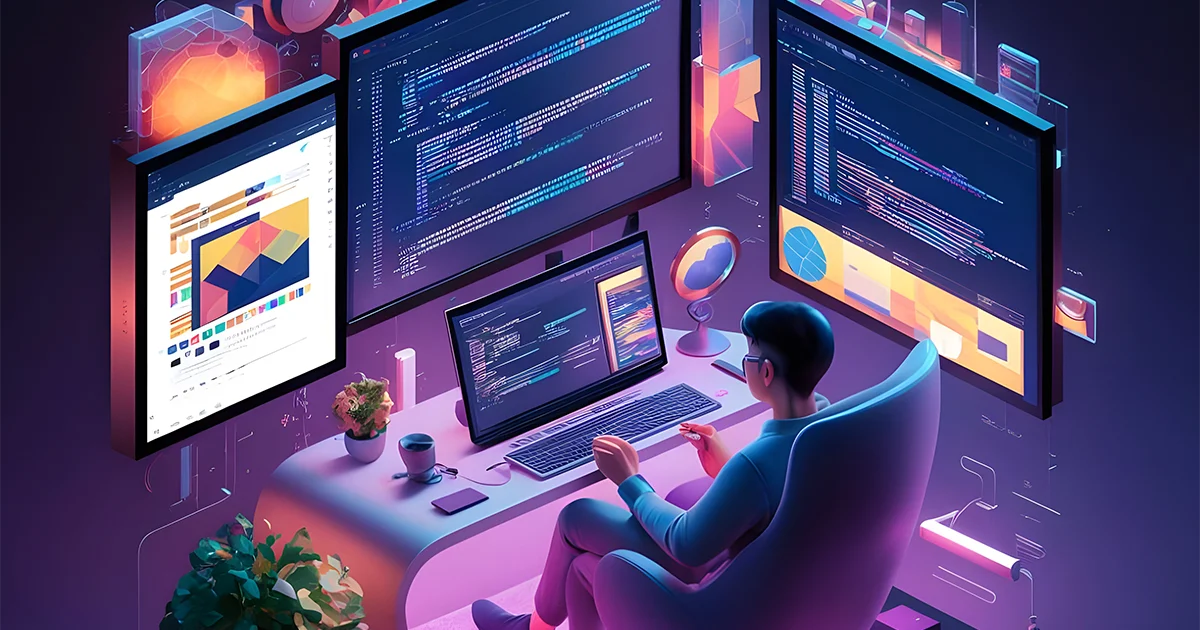 Professional website development coding