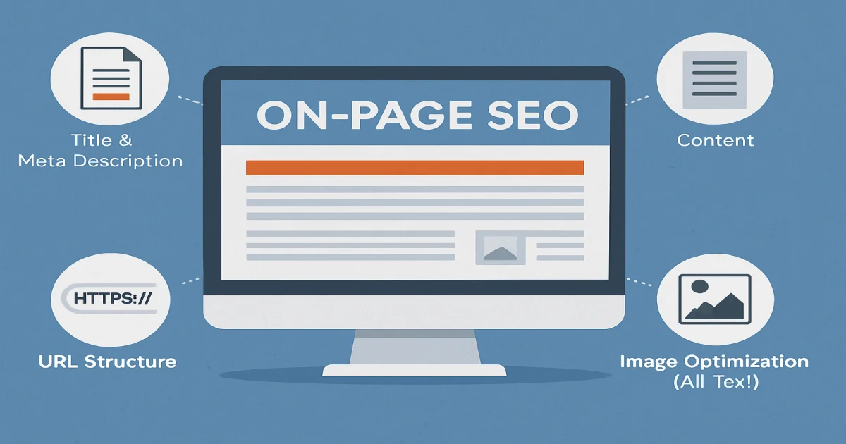 On Page SEO üçün optimizasiya edilən veb səhifə